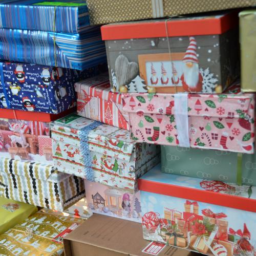 Weihnachten im Schuhkarton