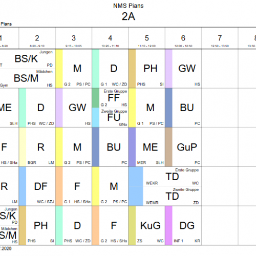 Stundenplan_2A
